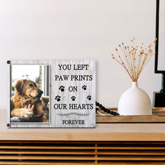 KingNow pet memorial frame engraved-quote offers a gentle tribute.
