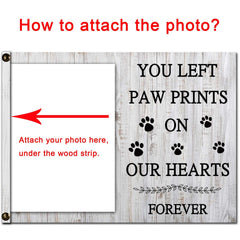 KingNow pet memorial frame tabletop easel is ideal for desk display.
