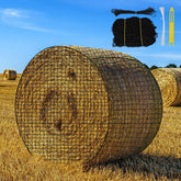 Kingump round bale hay net outer shell shows durable, weather-ready construction.