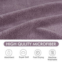 KinHwa dog towel purple large-drying action on pets.