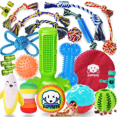 KIPRITII rope toys—durable chew and fetch for puppies.