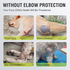 KISFLY dog elbow brace side wear shows comfortable support for daily activities