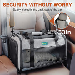 KISFLY TSA-approved carrier reinforced-frame for secure travel