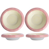 KITCHENLESTAR ceramic cat bowl yellow angled view highlights compact 6 oz capacity for meals.