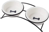 KitchenLeStar elevated bowl with non-slip stand for stable feeding.