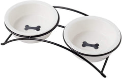 KitchenLeStar elevated bowl with non-slip stand for stable feeding.