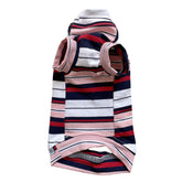 Kitipcoo Vintage Stripes Sphynx shirt front view highlights soft cotton for daily comfort