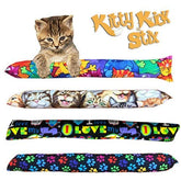 Kitty Kick Stix 15in bundle—two kick sticks ready for indoor play and daily exercise.