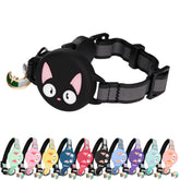 KittyTag collar con porta AirTag para rastreo preciso del gato.