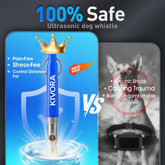 KIVORA 304 stainless-steel dog whistle emphasizes rust-proof durability for everyday use