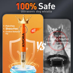 KIVORA dog whistle pack white for discreet training
