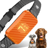 KJKZO dog bark collar orange front view for quick on-cue training during walks