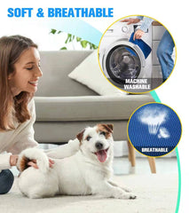 Kkiimatt material closeup highlights breathable 3D mesh for pet comfort