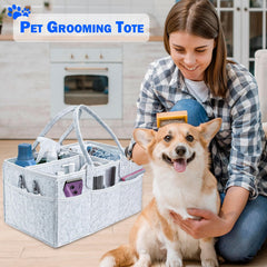 klawdsky grooming tote interior dimensions reveal roomy 15 x 9.5 x 7.9 inches design