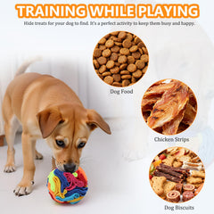 kmirepa snuffle ball treasure hunt, hidden-treat rewards boosting nose-work and engagement.