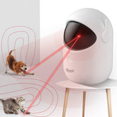 Koackl cat toy laser-pointer front view engages indoor cats with energetic play.