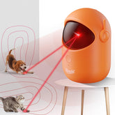 Koackl interactive cat toy orange front view showing design and appeal for indoor play