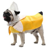 Kodervo Banana Dog Costume front view — ideal for cute photos and social sharing.