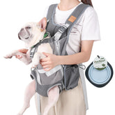 Kodervo dog carrier backpack with breathable mesh for all-day comfort