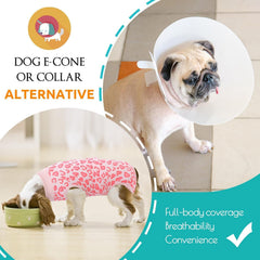 KOESON recovery-suit-dog-pee-hole-access enables clean toilet breaks without removing the suit.