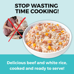 KOHA Bland Diet beef ingredient detail emphasizes a single-protein option for easier digestion.