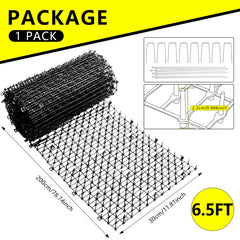 Kokmeya pet repellent mat outdoor installation shows easy placement on patio