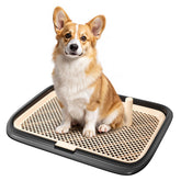 Kola Panda dog potty tray front view highlights a large training area for dogs