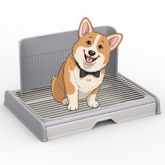 KOLA PANDA upgrade dog potty tray with high wall reduces indoor paw mess.