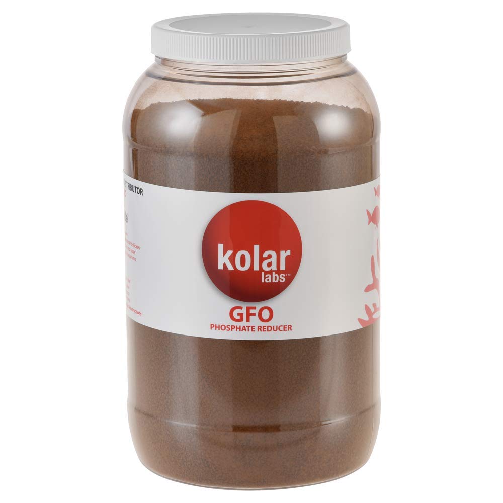 Kolar Labs GFO Bayoxide E33 bag shows high-purity phosphate-removing media.