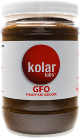 Kolar Labs GFO Bayoxide E33 granules closeup showing phosphate removal potential in aquariums