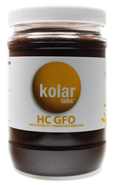 Kolar Labs GFO HC bottle 700g close-up showing high-capacity phosphate remover for cleaner tanks