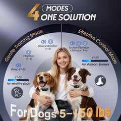 Kollgux Dog Bark Collar Pro dual motors power faster corrections during tours