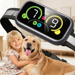 Kollgux Dog Bark Collar Pro front view reduces barking noise during home training