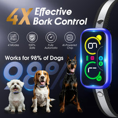 Kollgux Dog Bark Collar Pro side view showing slim profile for comfort.