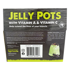 Komodo Jelly Pots strawberry flavor close-up highlighting fruit appeal