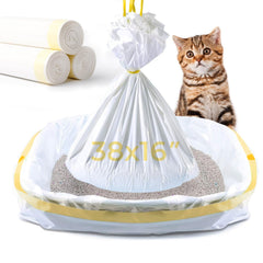 KONE cat litter liners jumbo 36x18 fit most boxes for durable use