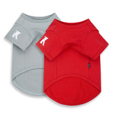 Koneseve dog shirt front view highlights a breathable, cozy tee for small pets.