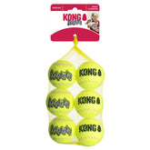 KONG Air SqueakAir ball in action for durable fetch fun