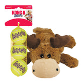 KONG Cozie Marvin Moose soft toy close-up ideal for indoor cuddling and comfort