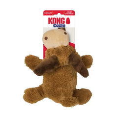 KONG Cozie plush dog toy with squeaker for engaging playtime.