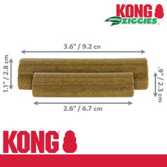 KONG Ziggies plant-based formula appealing to dogs and mindful owners.