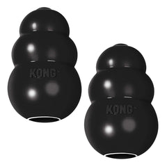 KONG Extreme dog toy outer view demonstrates rugged durability for power chewers.