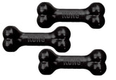 KONG Extreme Goodie Bone medium black front view for durable chewing and enrichment