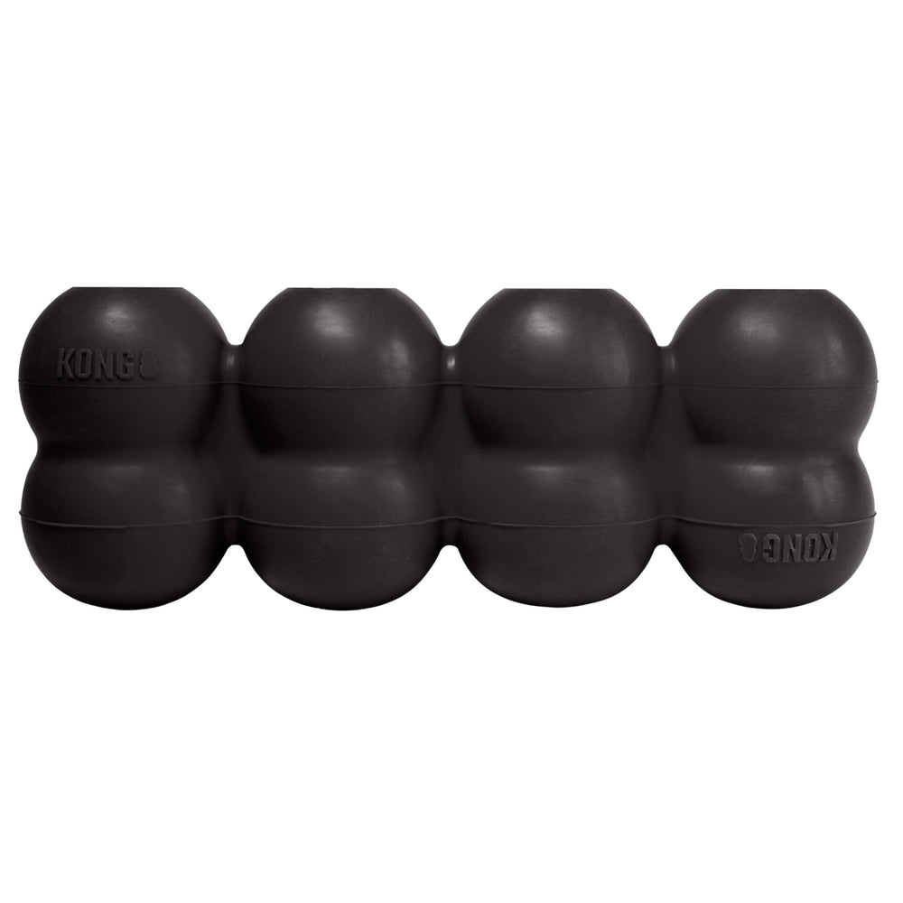 KONG Extreme Goodie Ribbon left-angle view shows durability for power chewers.
