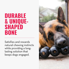 KONG Extreme Goodie Ribbon four holes visible for engaging treat extraction.