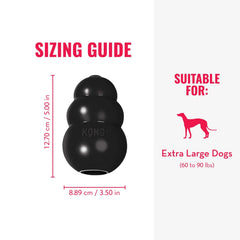 KONG Extreme treat-filling capability for longer, tasty challenges