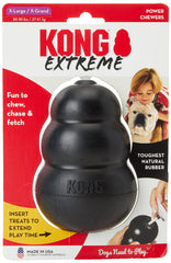 KONG Extreme X-Large 2-Pack close-up of rugged rubber for treats and fetch.