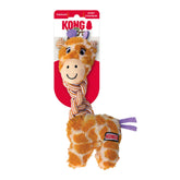 KONG Knots Twists jirafa: peluche resistente para jugar a tirar y traer