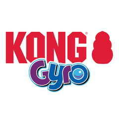 KONG Gyro interactive-dog-toy in action, inviting movement and curiosity.