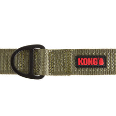 KONG heavy-duty clasp closeup shows reliable hardware for secure restraint.
